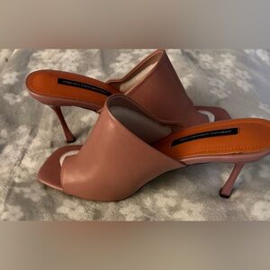 French Connection Blush Pink Mules